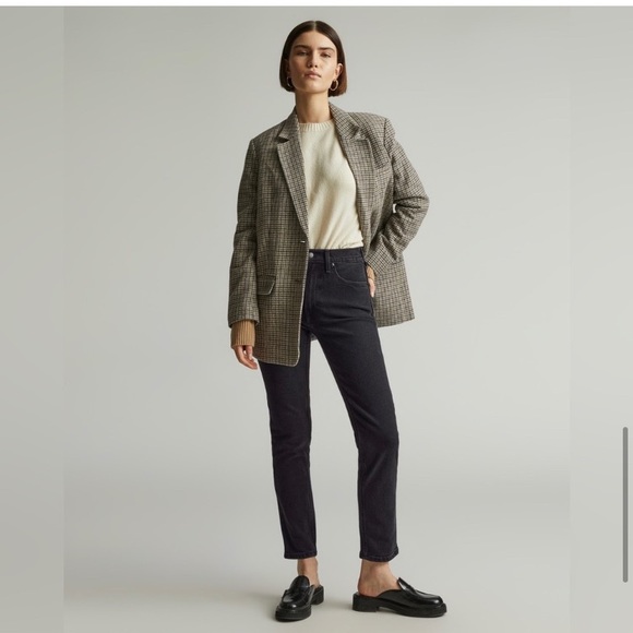 Everlane Denim - Everlane The Original Cheeky Jean Organic Cotton Hi Rise Black 25